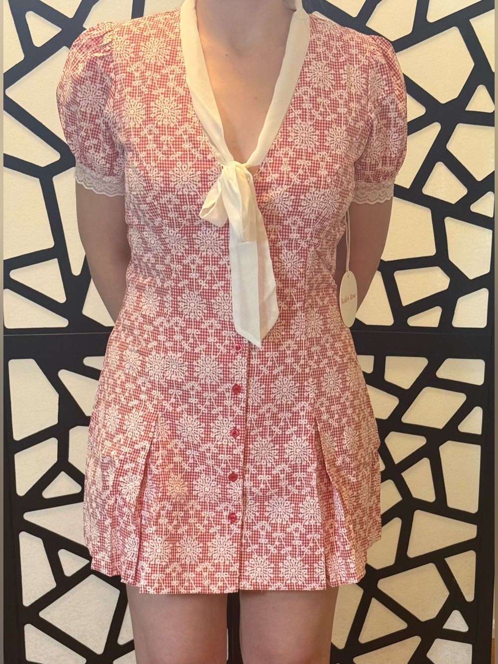 Bailey Rose Junior Mini Dress red floral print various sizes. NWT - Picture 3 of 7